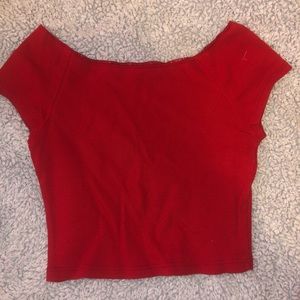 brandy melville off the shoulder shirt